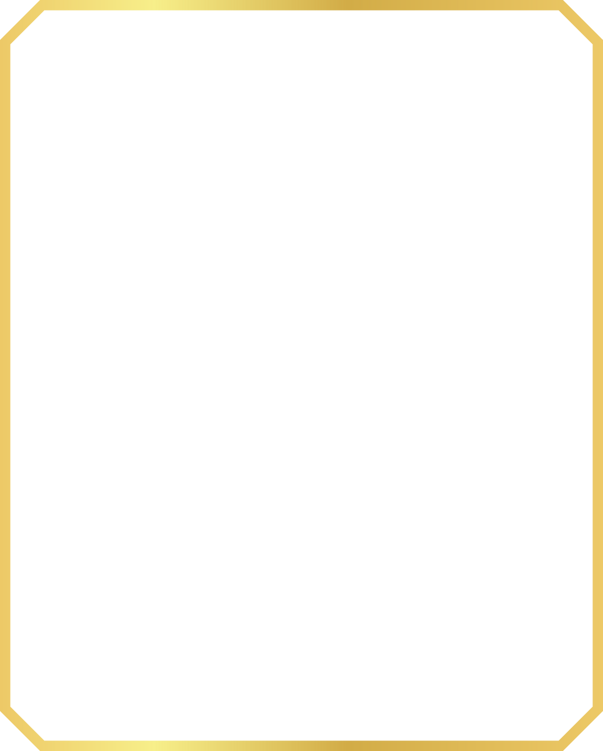 Rectangle Gold Frame